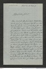 Nachlass Franz Steindachner, Brief von Gustav Schneider (senior) an Franz Steindachner (26.10.1878), Inv.Nr. 461.15, Seite 1